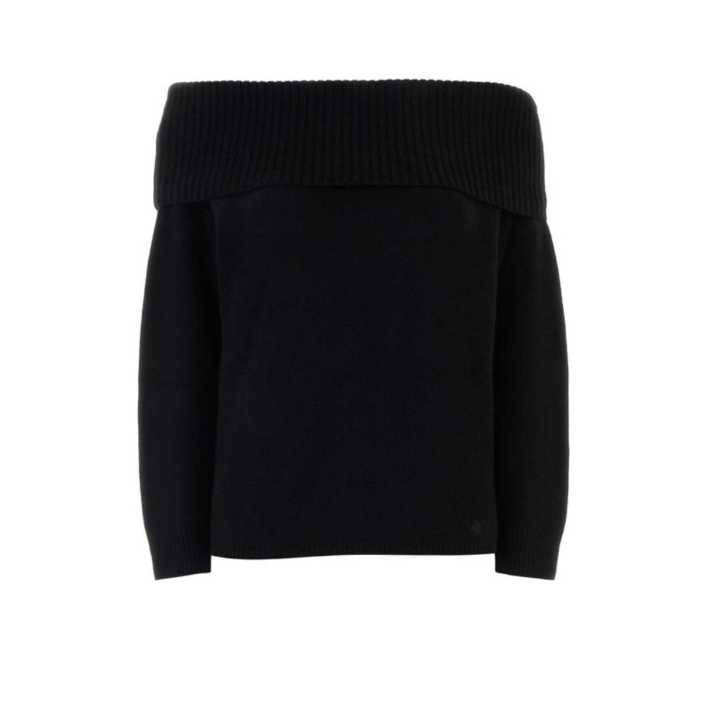 Loulou De Saison Women Black Stretch Cashmere Sibyl Sweater